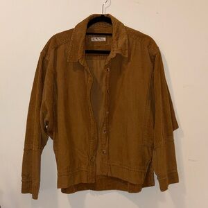 We The Free Brown Corduroy Utility Jacket